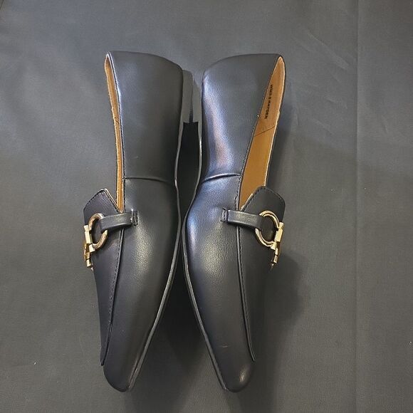 BRAND NEW REPORT RAYDER LOAFERS WITH GOLD DETAIL DESIGN FLAT - Picture 13 of 16